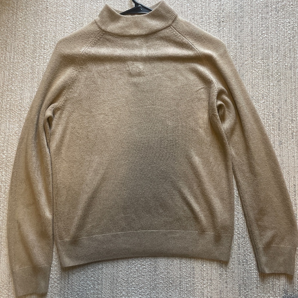 Pierri New York Tan Turtleneck Sweater